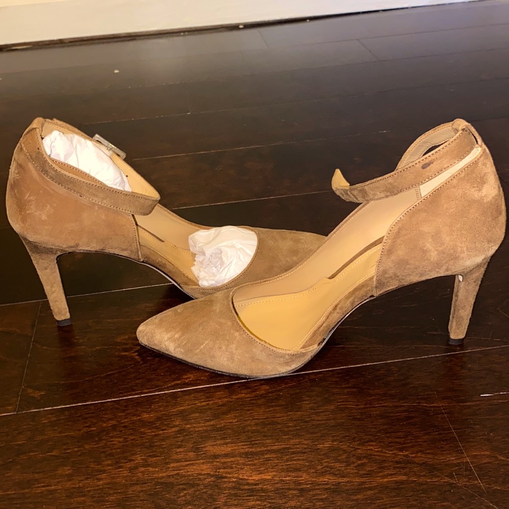 Suede heels